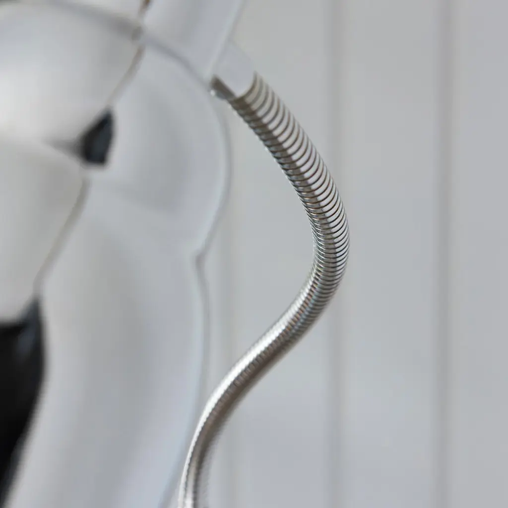 Classic Flexi Floor Lamp in Bright Nickel