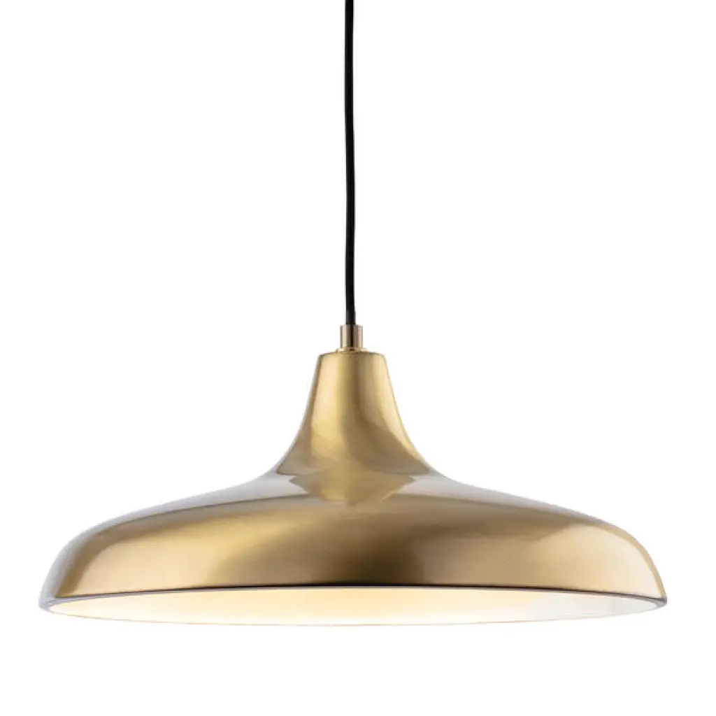 Curtis Pendant in Antique Brass