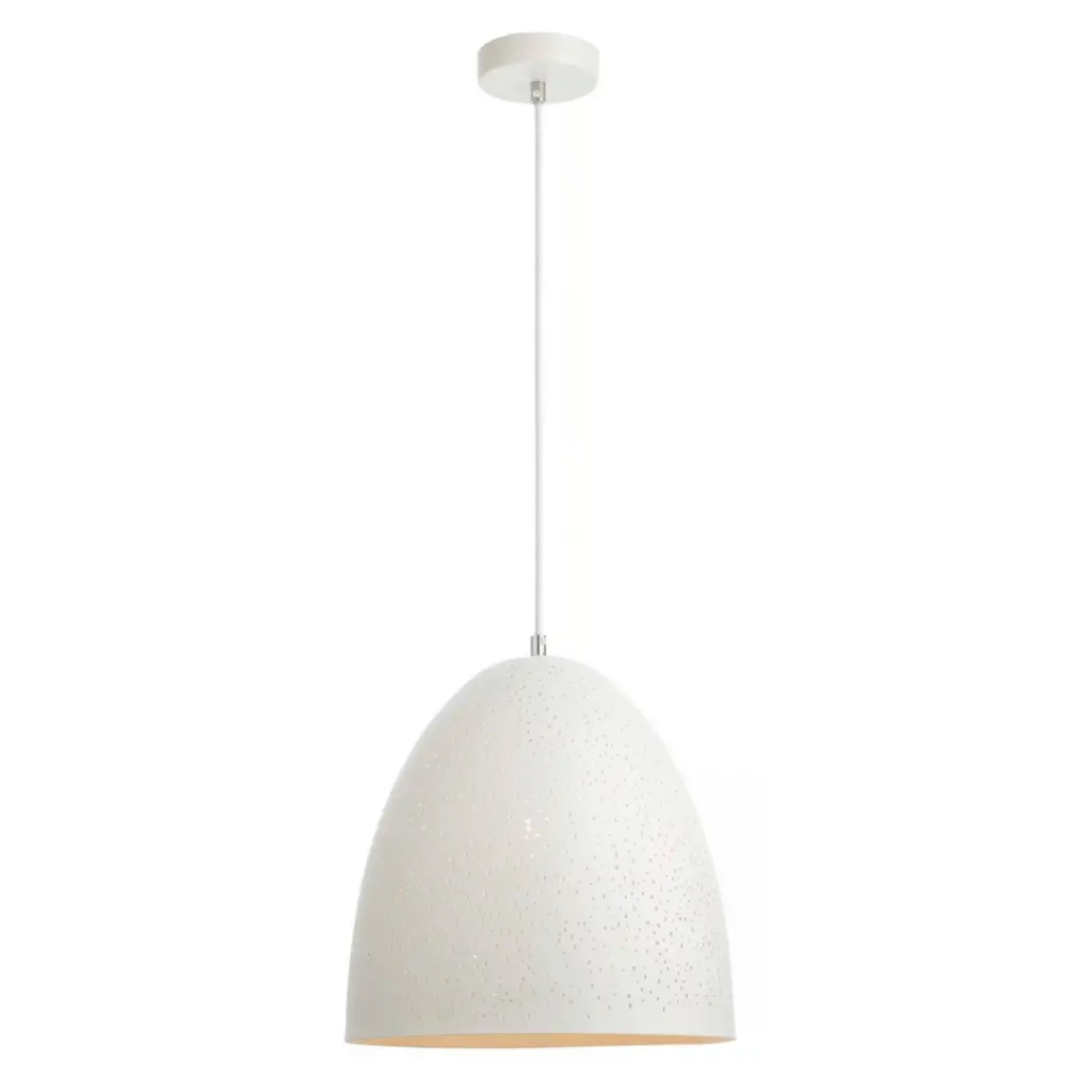 Galaxy 1 Light White Metal Pendant
