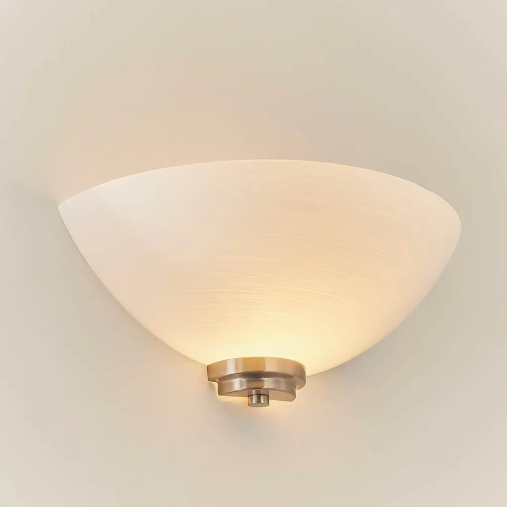 Welles 1 Light wall Light Satin Chrome
