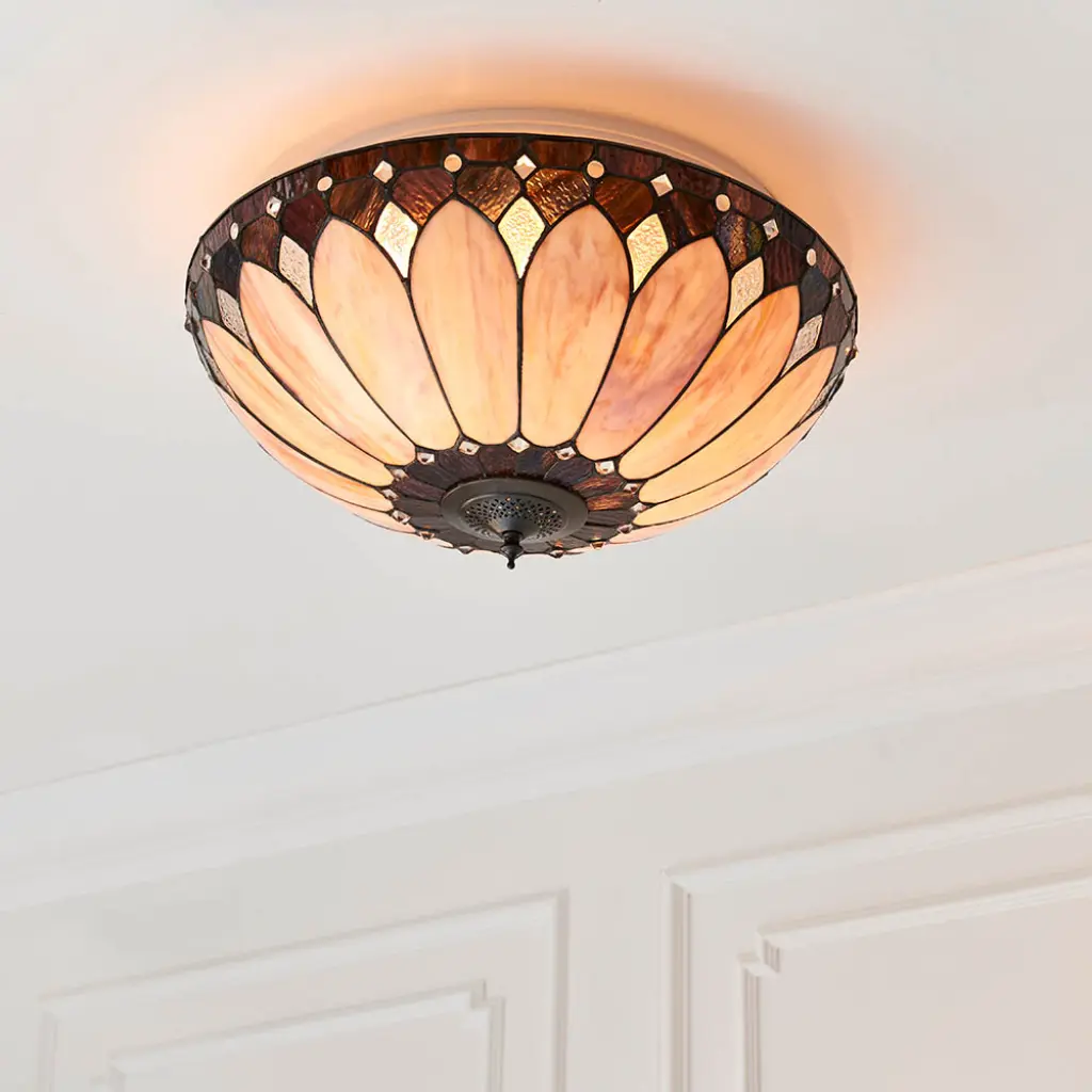 Brooklyn Large 2 Light Flush