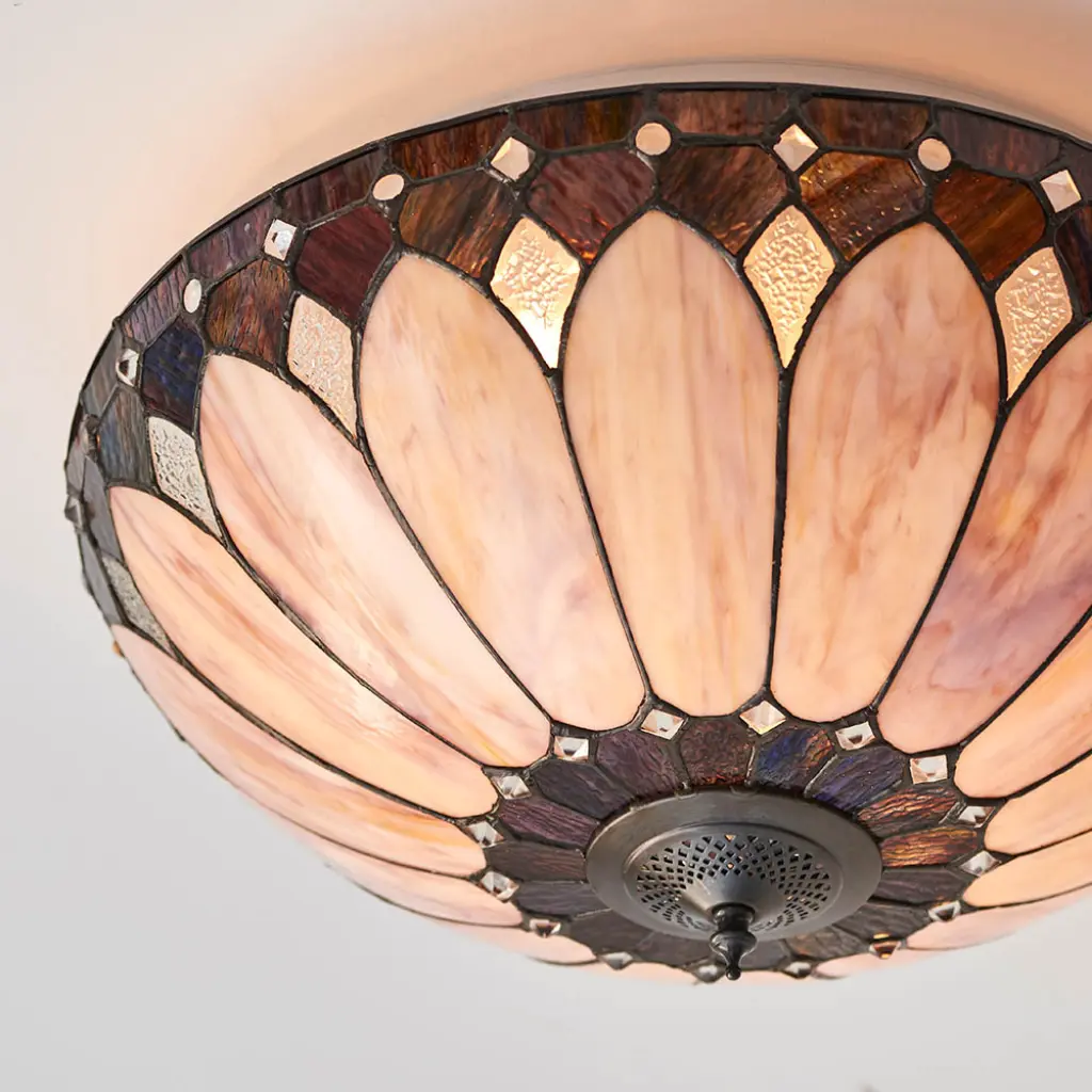Brooklyn Large 2 Light Flush