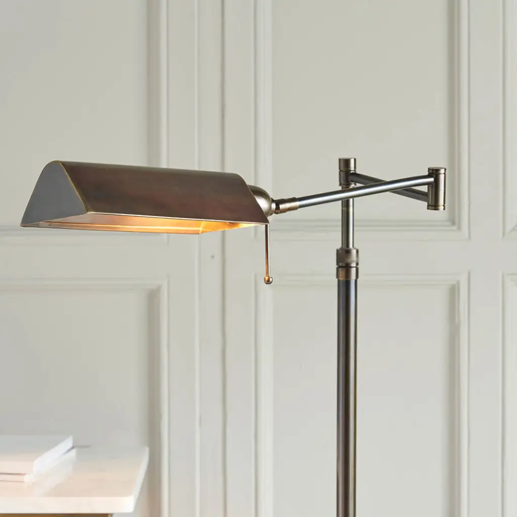 Clarendon Brass Floor Lamp