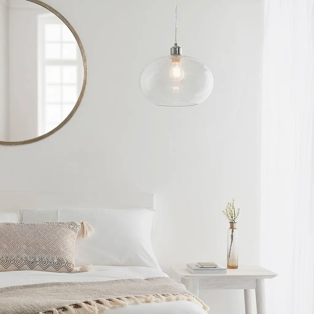 Dimitri Clear Glass Shade Non Electric