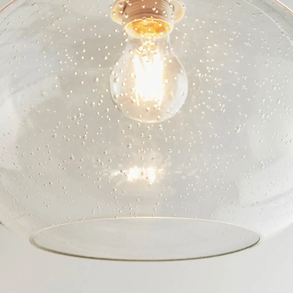Dimitri Clear Glass Shade Non Electric