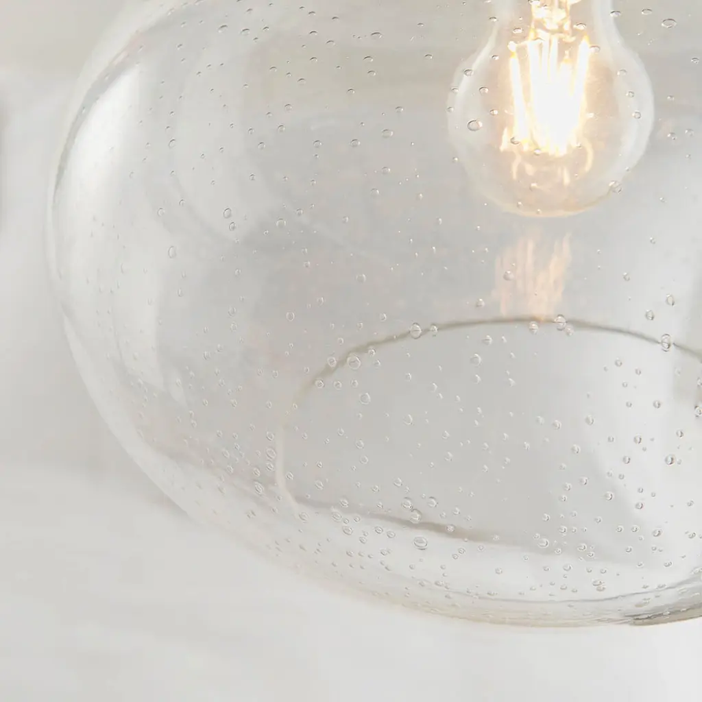 Dimitri Clear Glass Shade Non Electric