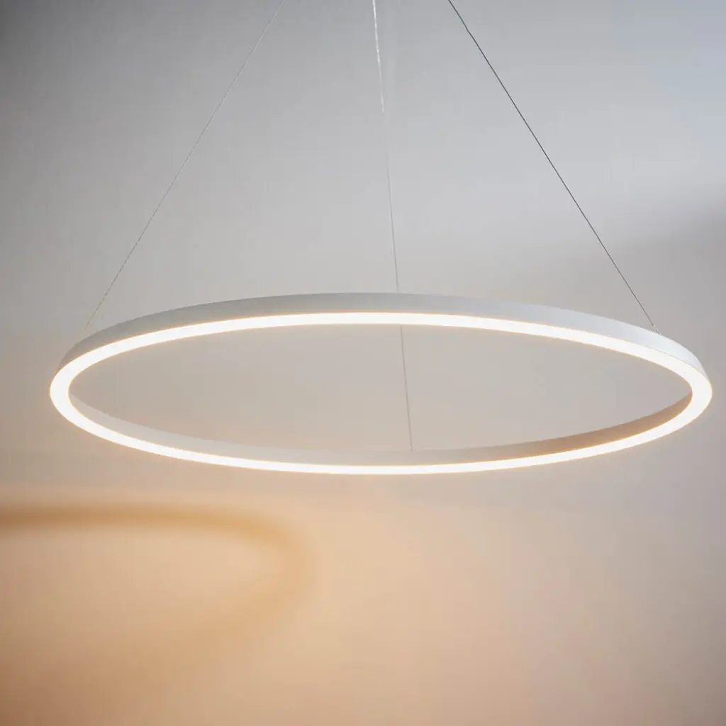 Staten LED Pendant in Matt White Finish