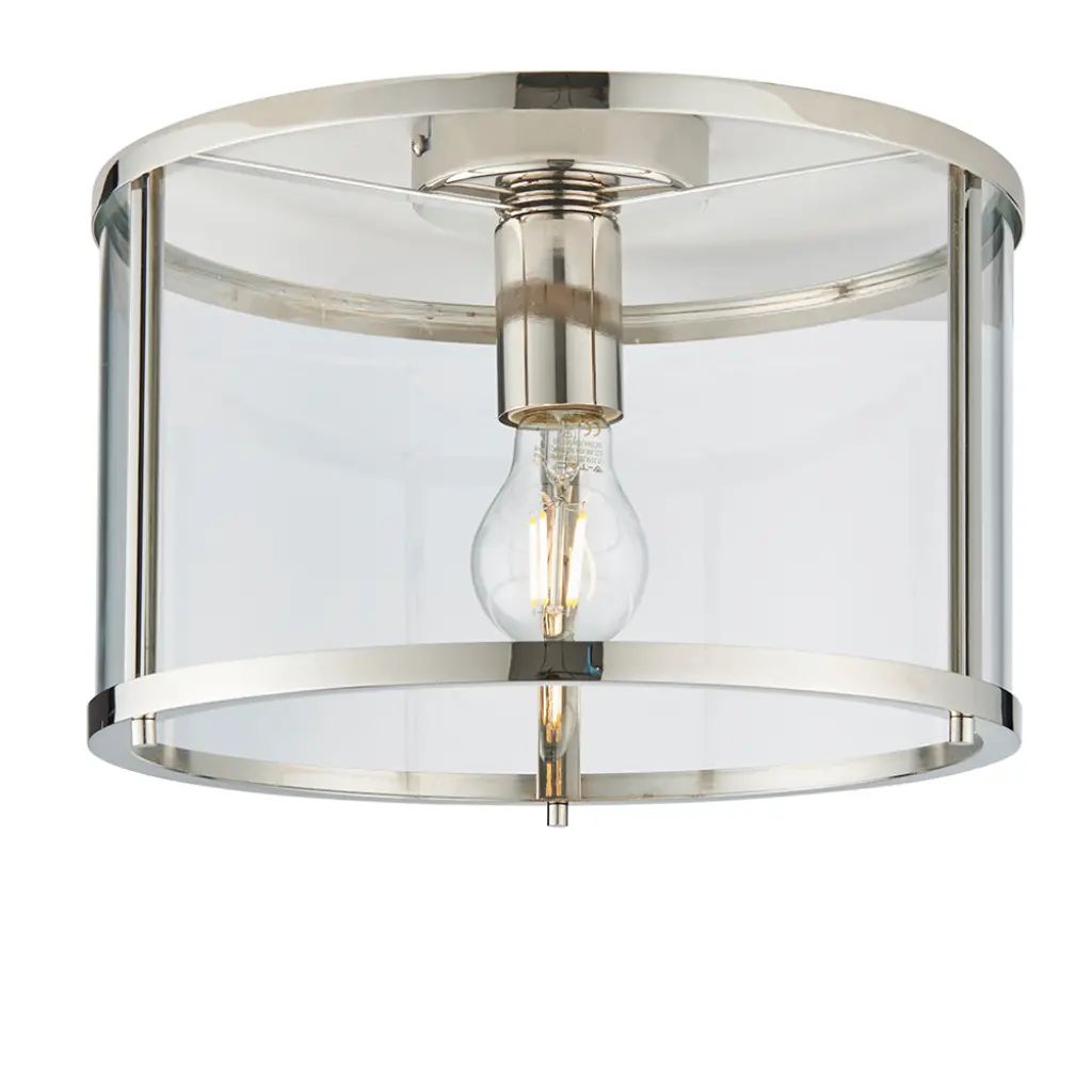 Hopton Nickel Flush Light