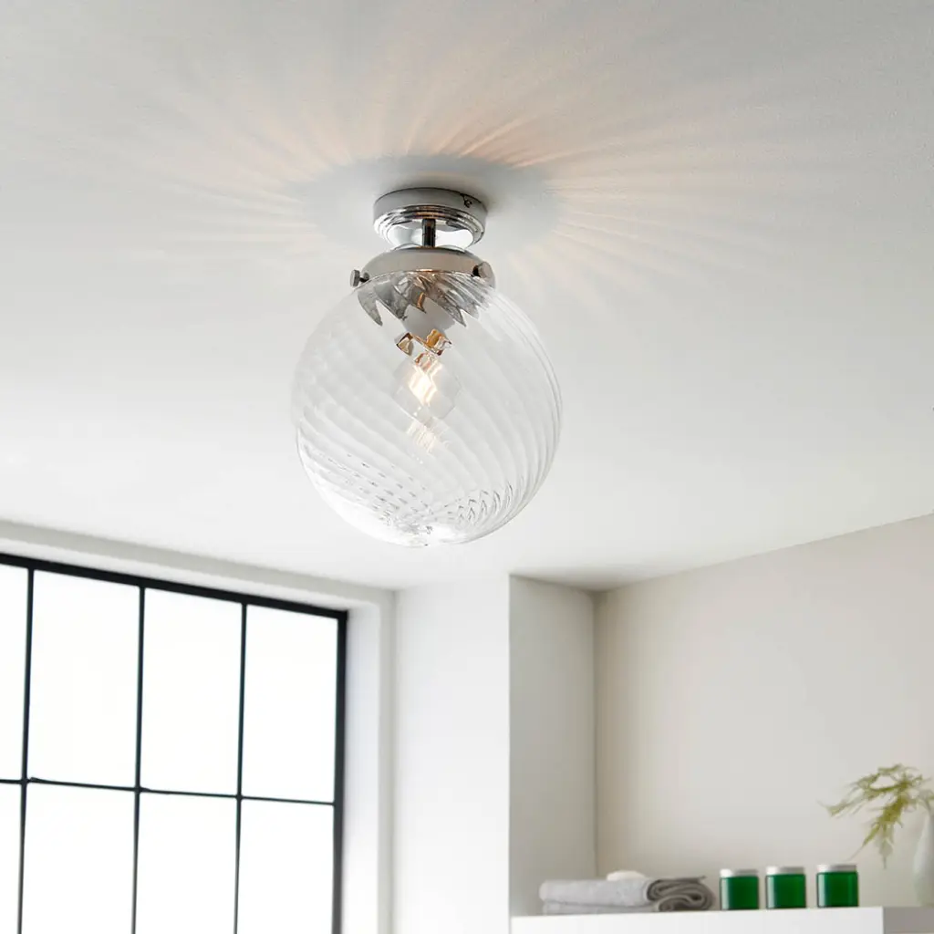 Milston Chrome Flush Fitting IP44