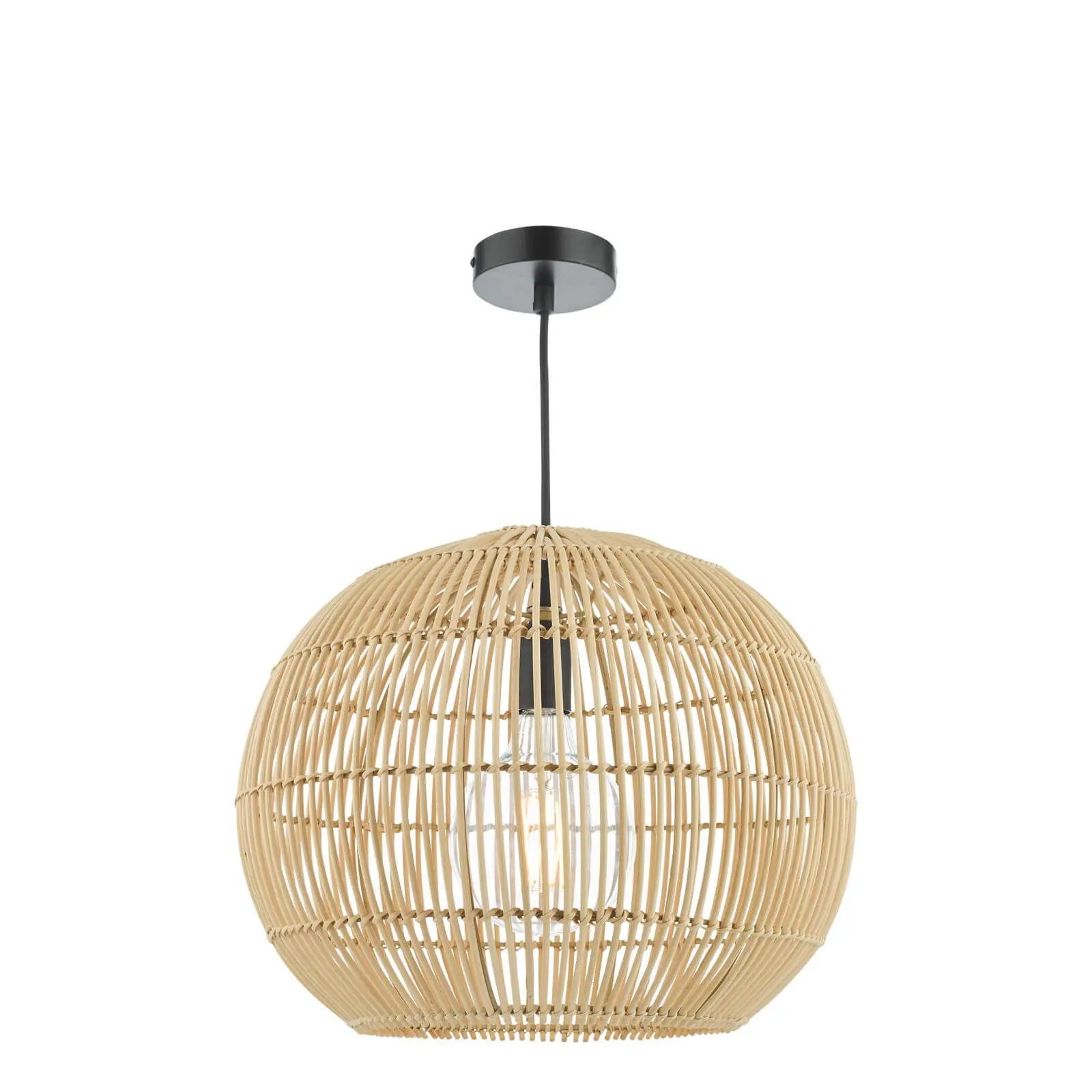 Kesler Natural Rattan Pendant