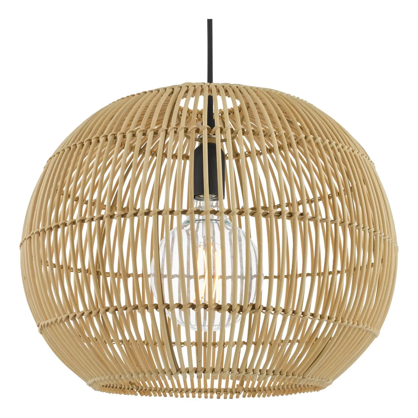 Kesler Natural Rattan Pendant
