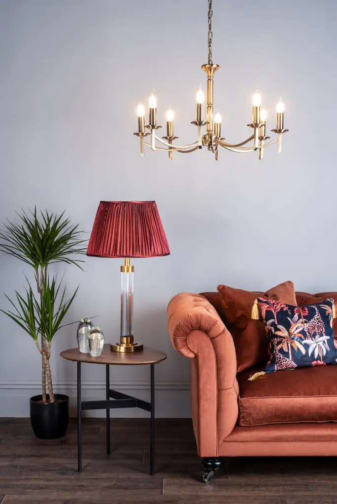 Ambassador 8 Light Dual Mount Pendant Antique Brass