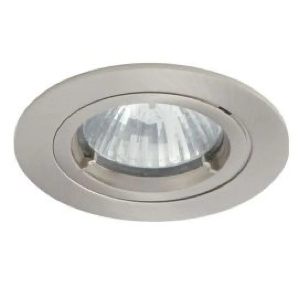 Twistlock Die Cast IP44 Gimbal Downlight in Silver Grey