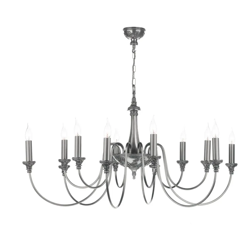 Bailey 12-Light Pewter Fitting
