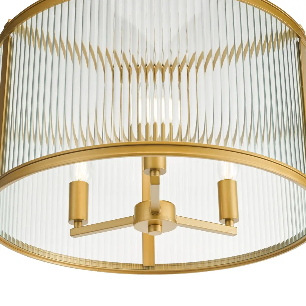 Bianka 3 Light Pendant in Bronze Finish