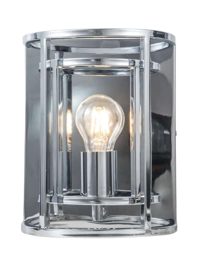 Chester Polished Chrome Single Wall Light