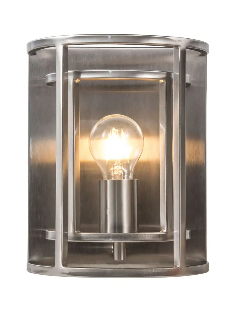 Chester Satin Chrome Single Wall Light