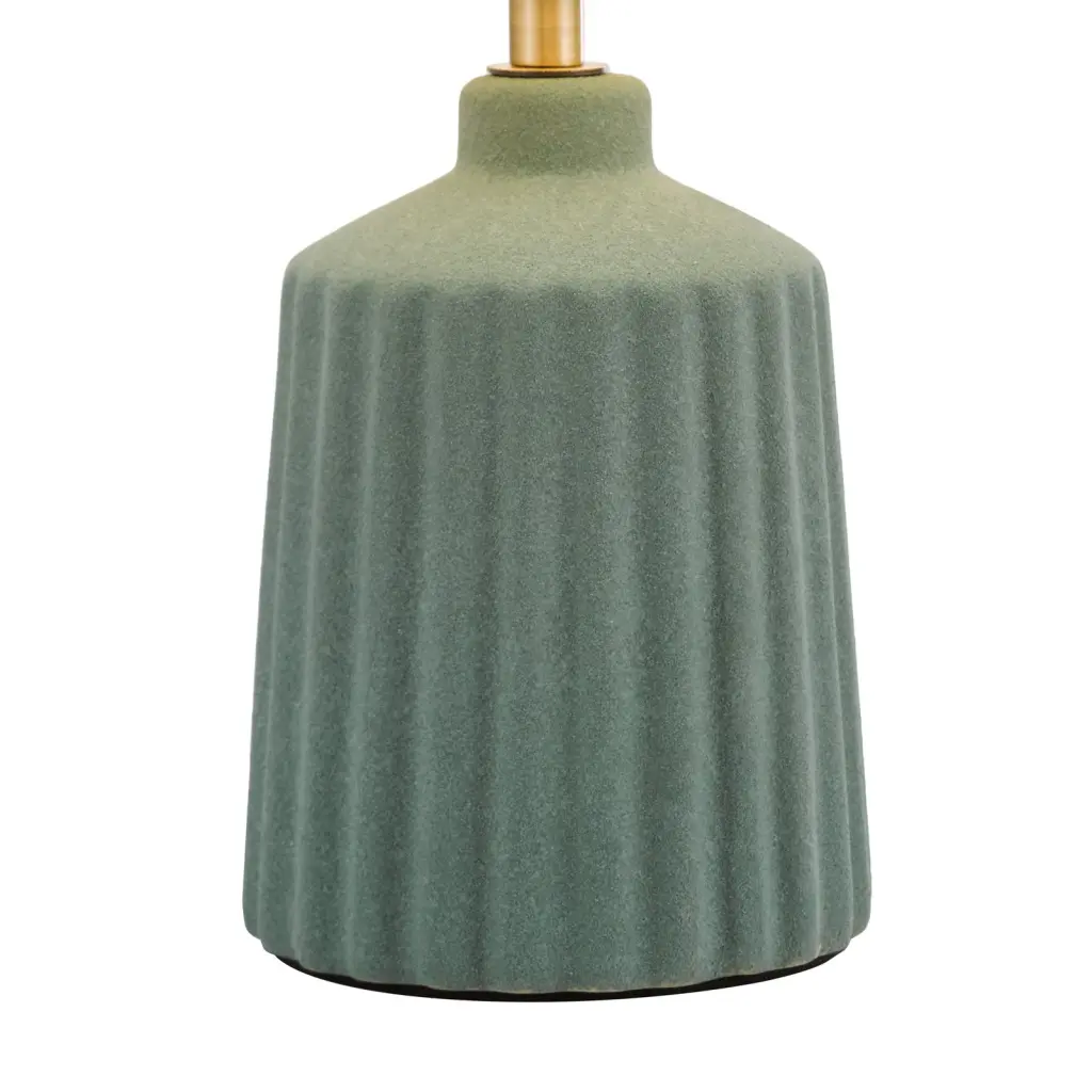 Chloris Small Green Table Lamp C/W Shade