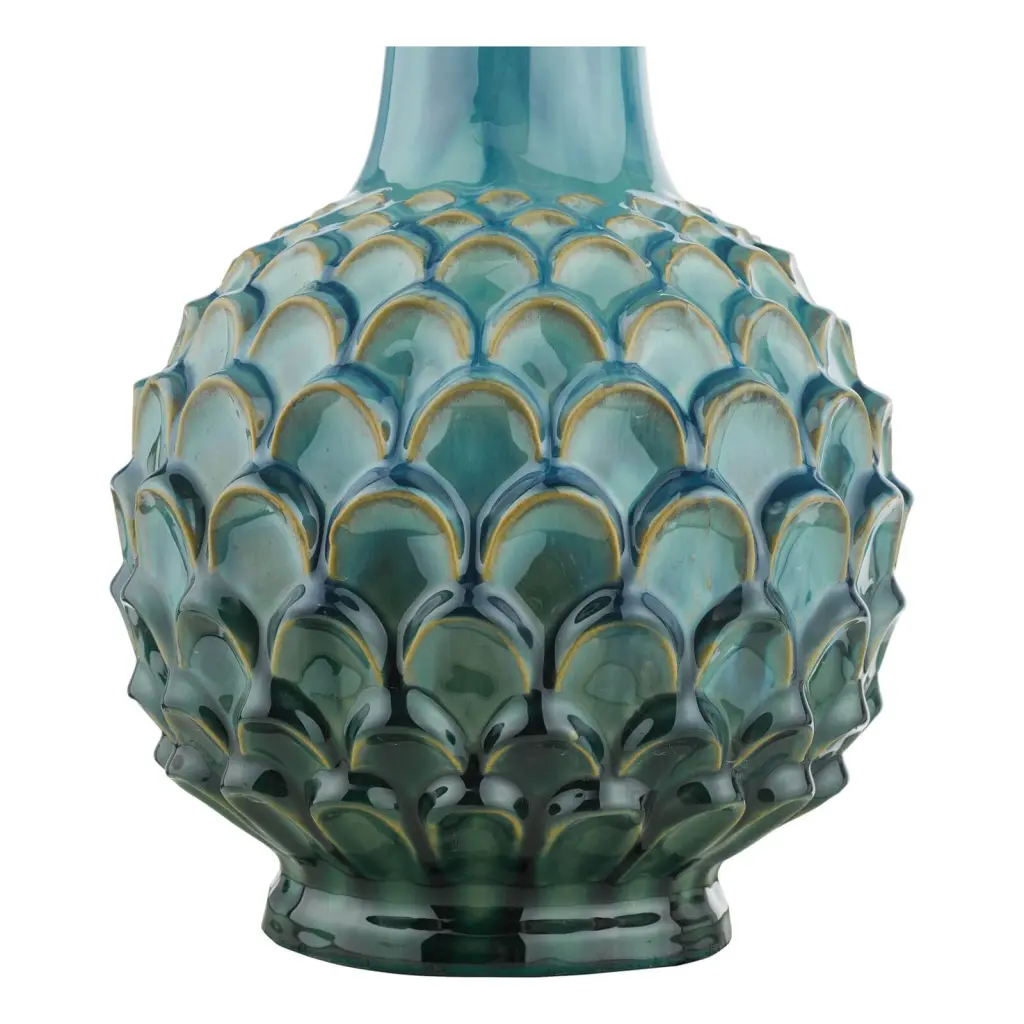 Edlyn Blue Reactive Glaze Table Lamp Base Only