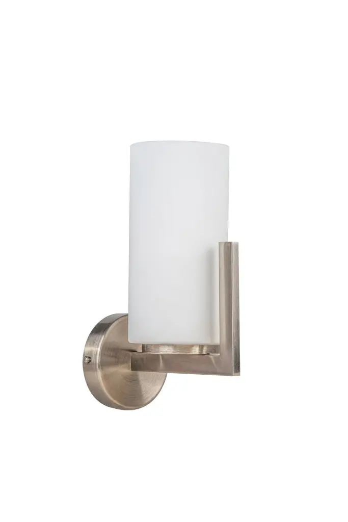 Empire Wall Light in Satin Chrome