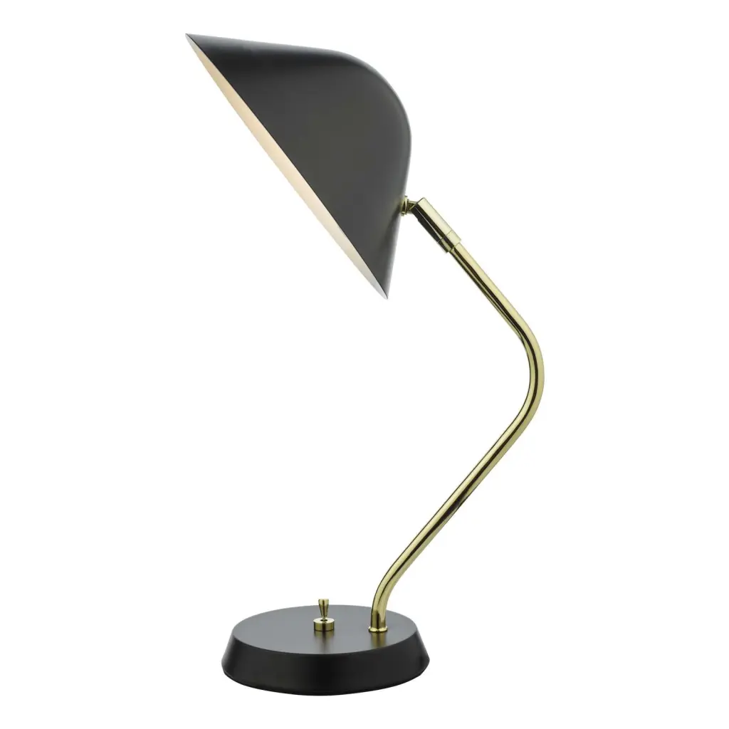 Erna Black & Gold Table Lamp