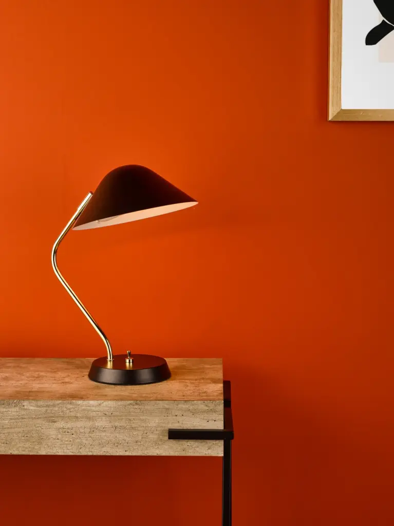 Erna Black & Gold Table Lamp