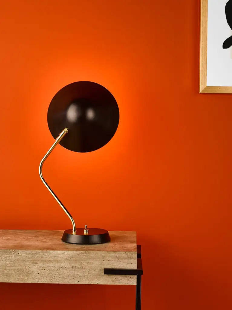 Erna Black & Gold Table Lamp