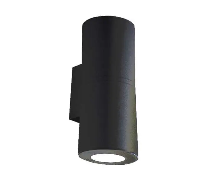 Franca 90 Up & Down Wall Light IP55 Black