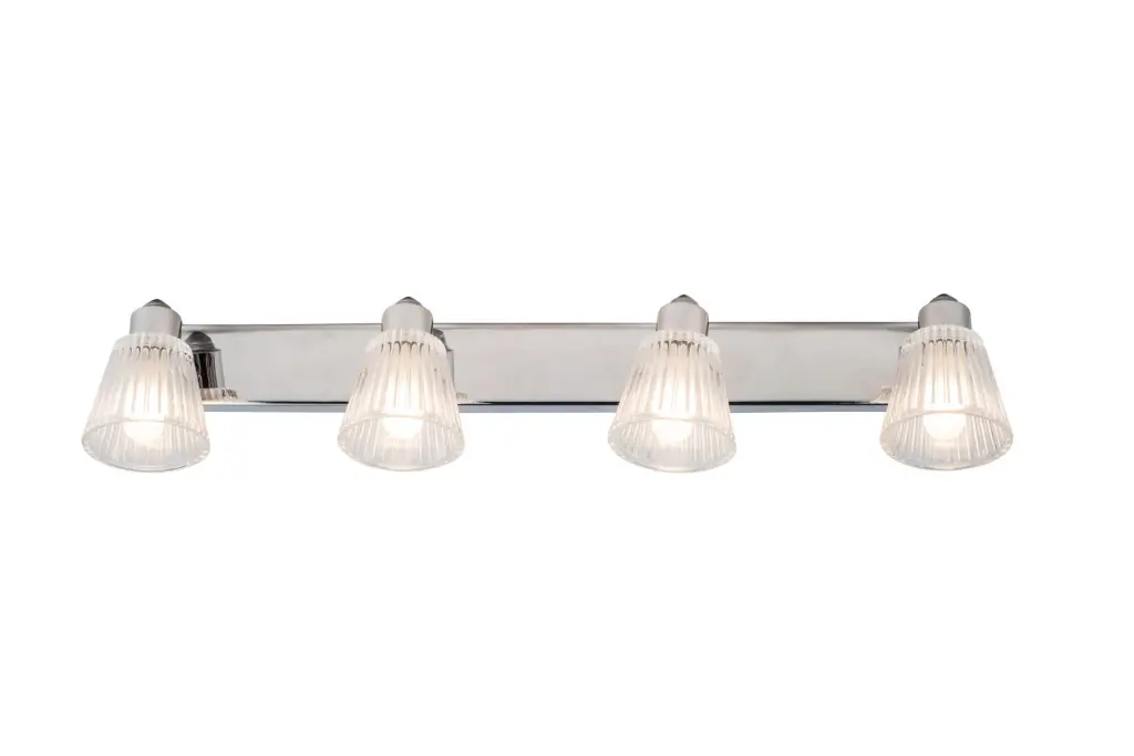 Gatsby 4 Light Bathroom Wall Fitting in Polished Chrome