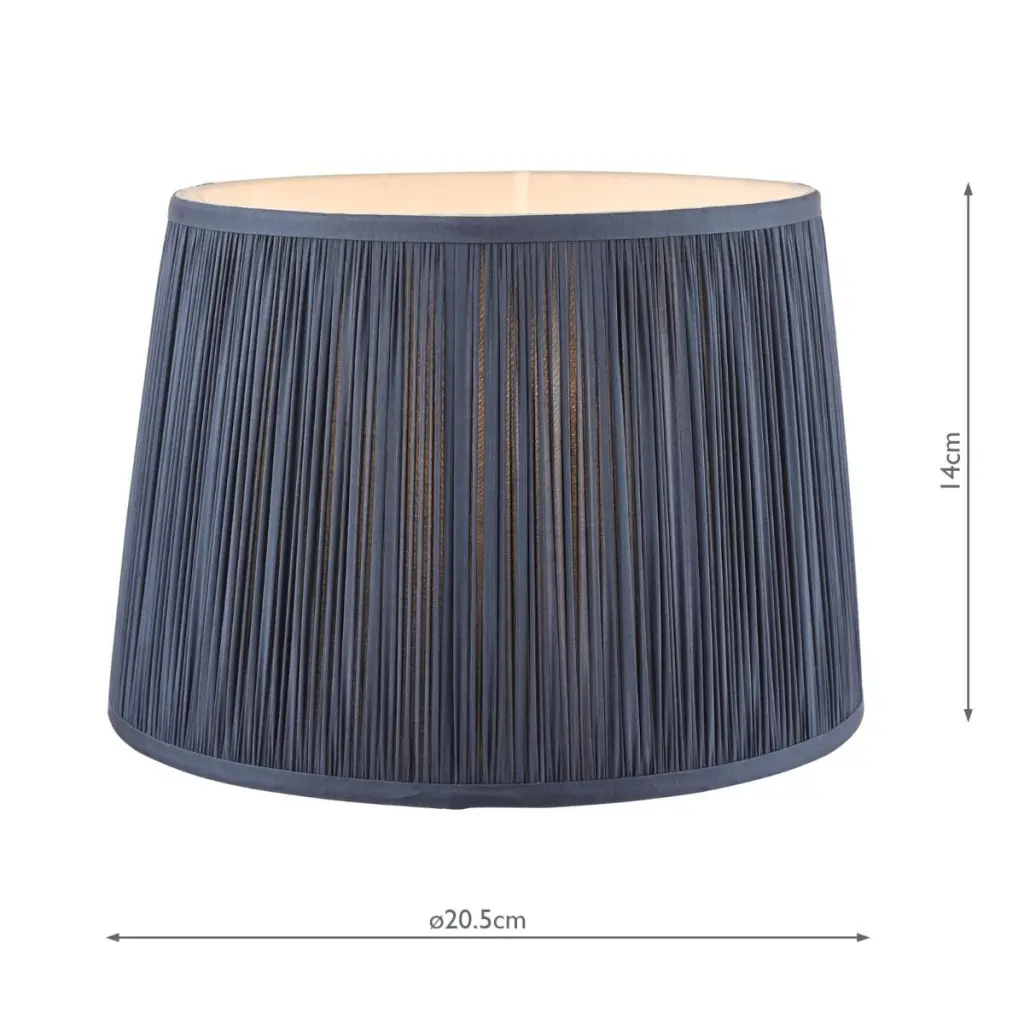 Hemsley Silk Empire Midnight Blue 20cm/8 Inch Shade