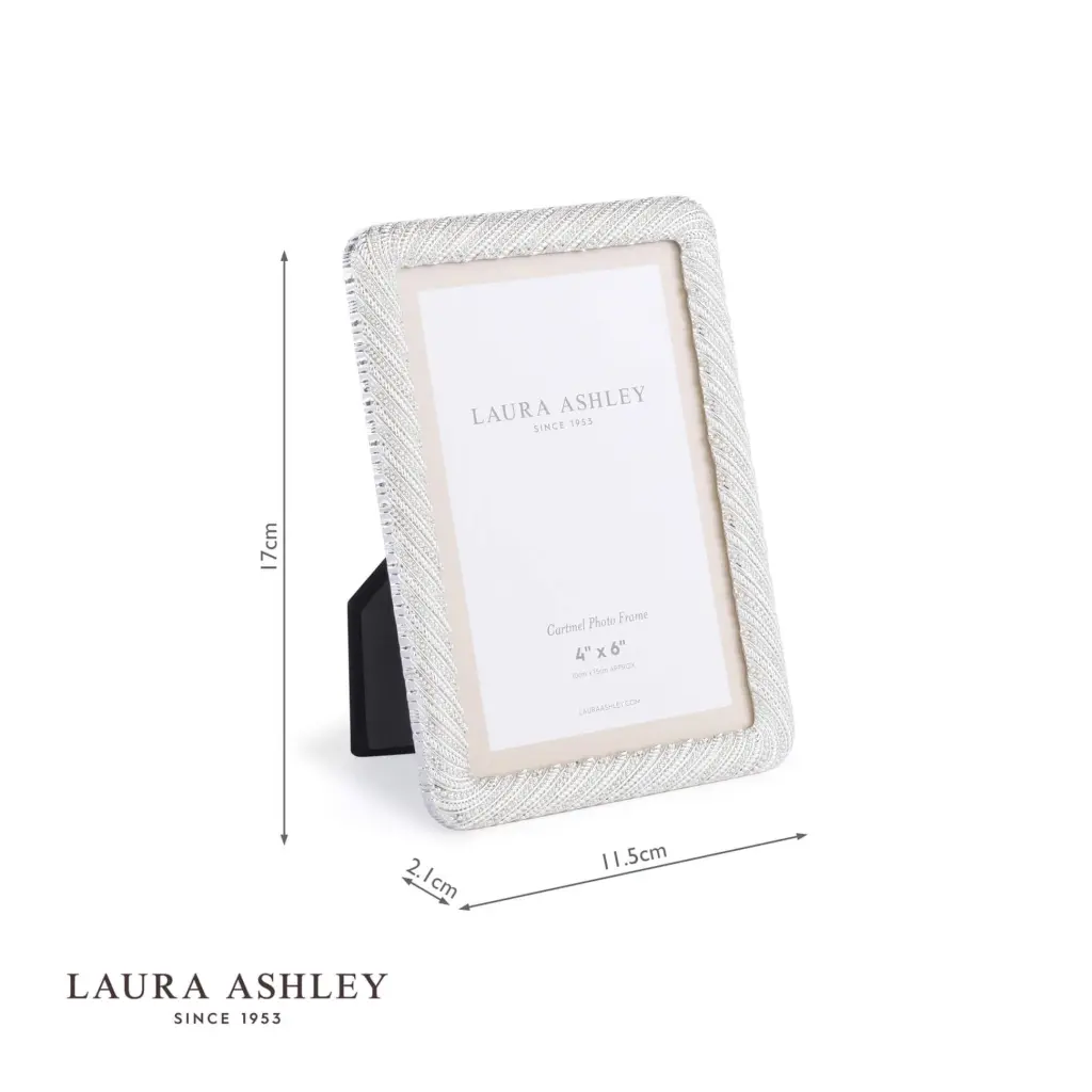 Cartmel 4x6 inch Photo Frame Silver