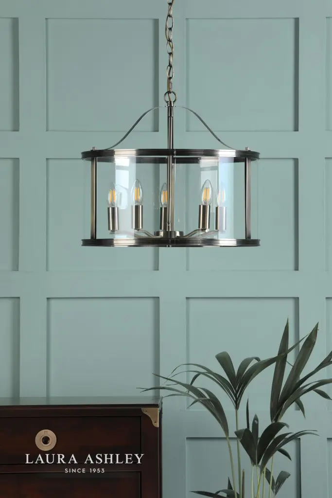 Harrington 5 Light Antique Brass Pendant