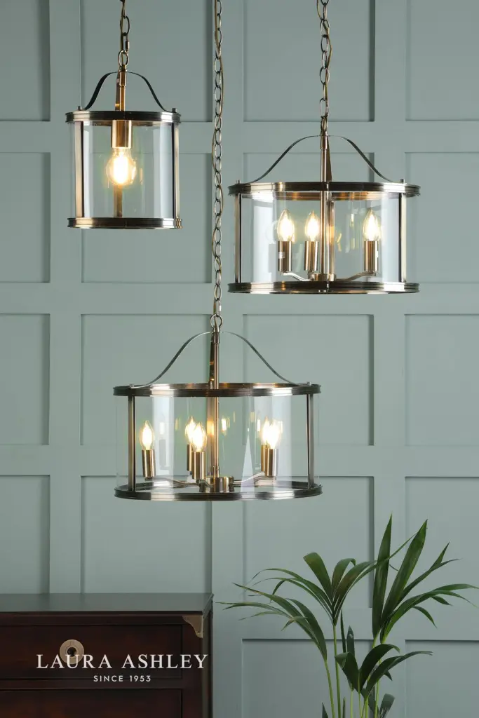 Harrington 5 Light Antique Brass Pendant