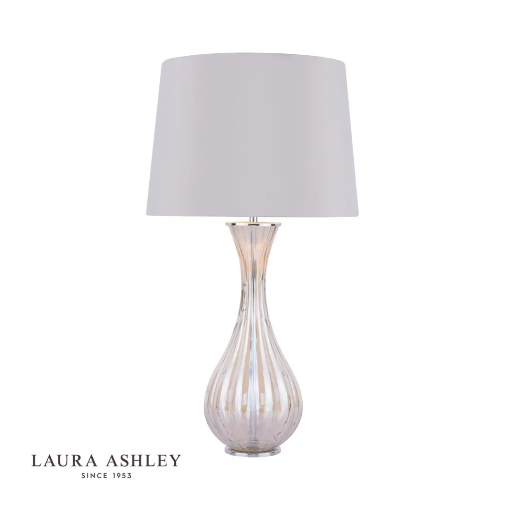 Nevern Champagne Table Lamp C/W Shade