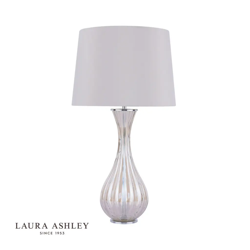 Nevern Champagne Table Lamp C/W Shade