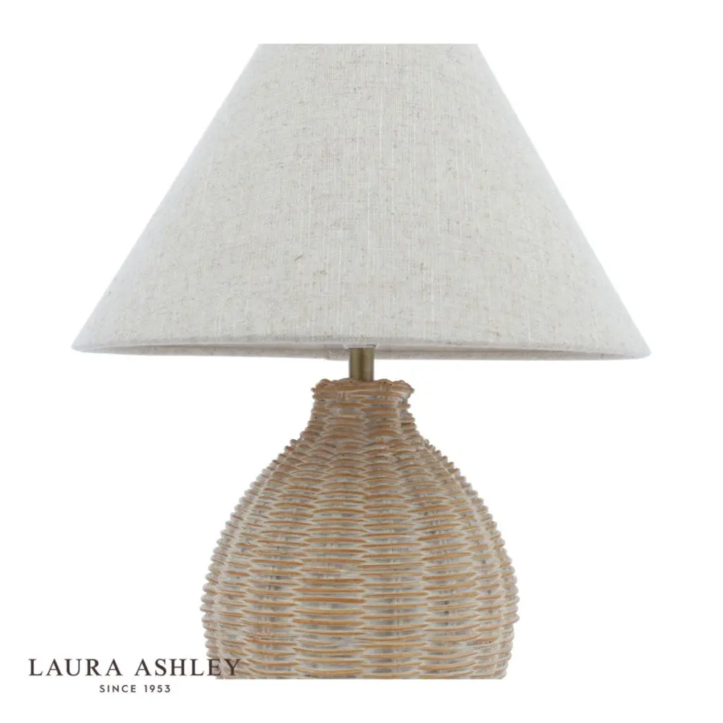 Fernhill Matt Cream Table Lamp C/W Shade
