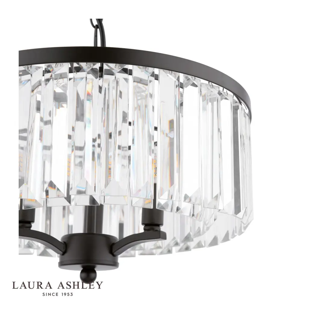 Elkwood 3 Light Pendant in Black