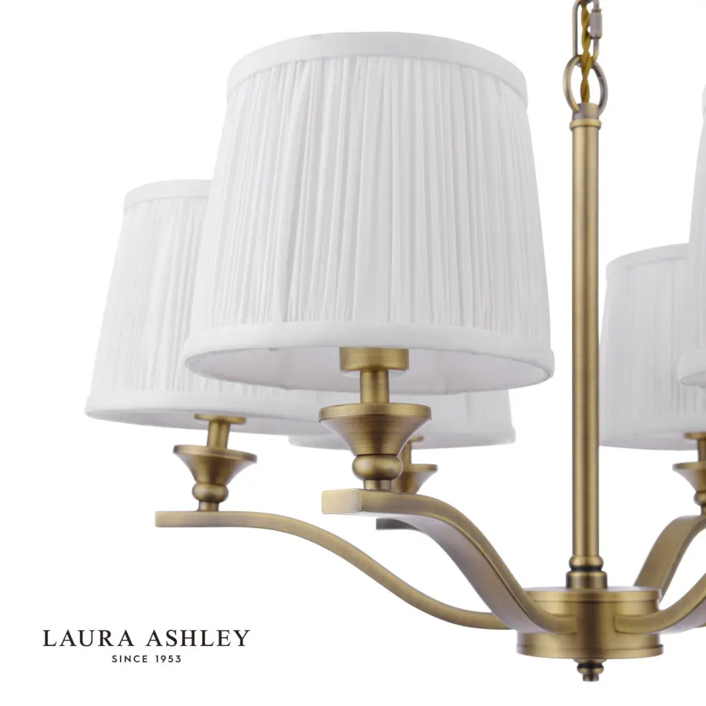 Hemsley 6 Light Antique Brass Ceiling Pendant