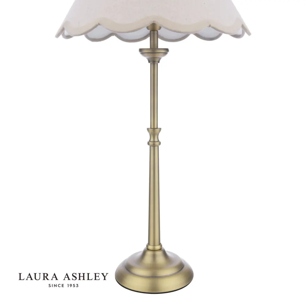 Cordwell Antique Brass Table Lamp C/W Shade
