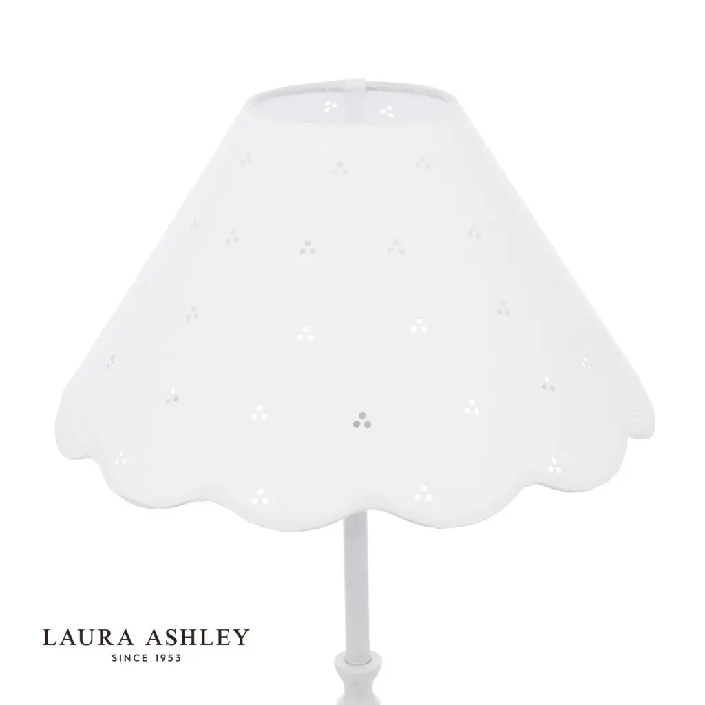 Cordwell Matt White Table Lamp C/W Shade