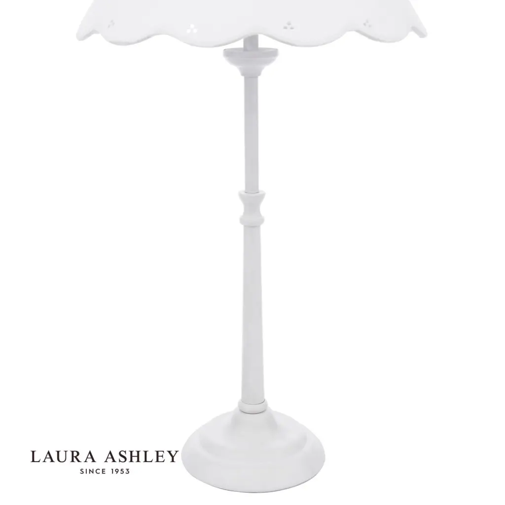 Cordwell Matt White Table Lamp C/W Shade