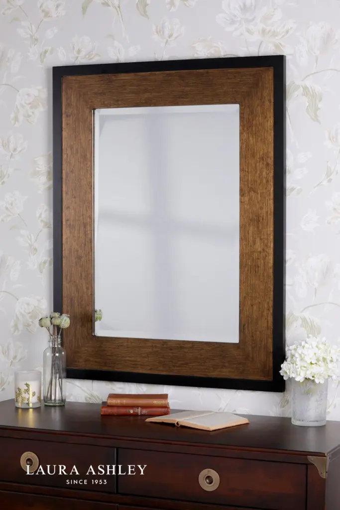 Laura Ashley Cara Mottled Bronze Mirror 93 x 72.5cm