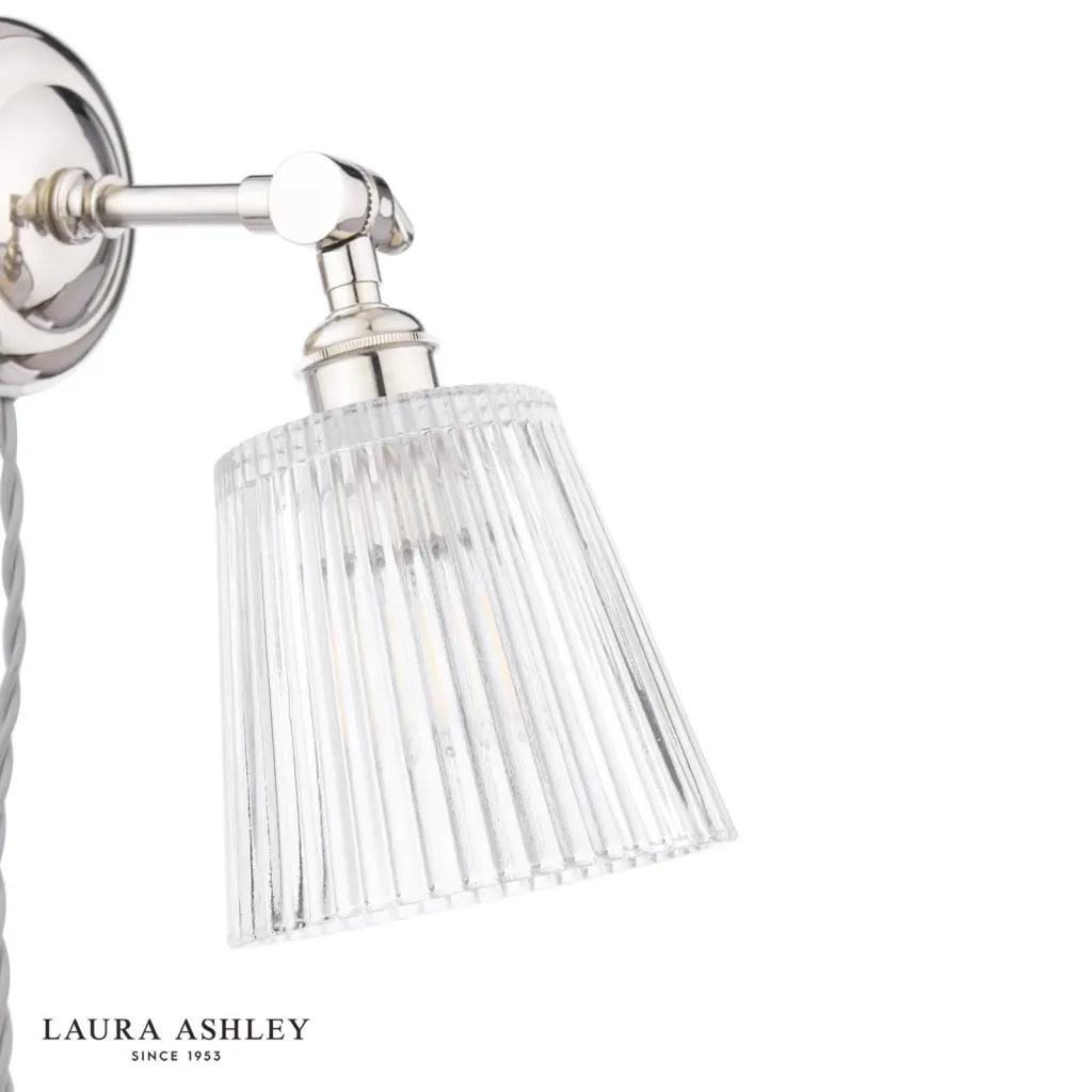 Callaghan Plugged Wall Light in Polished Nickel