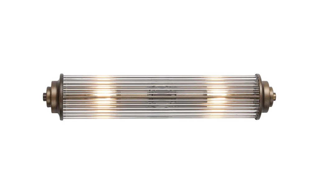 Appeal Large Flush Wall Light in Bronze IP44