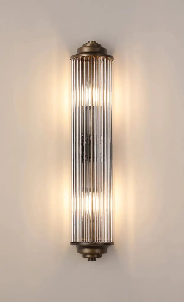 Appeal Large Flush Wall Light in Bronze IP44