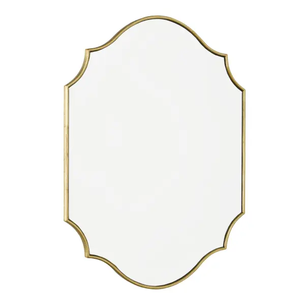 Ruggiero Rectangle Gold Mirror 70 x 50cm