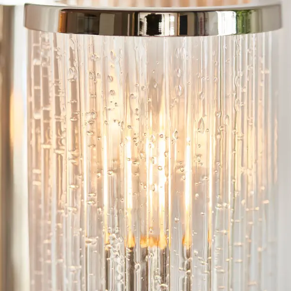 Henbury Ribbed Glass Wall Light