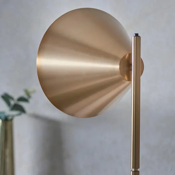 Cape Antique Brass Floor Lamp