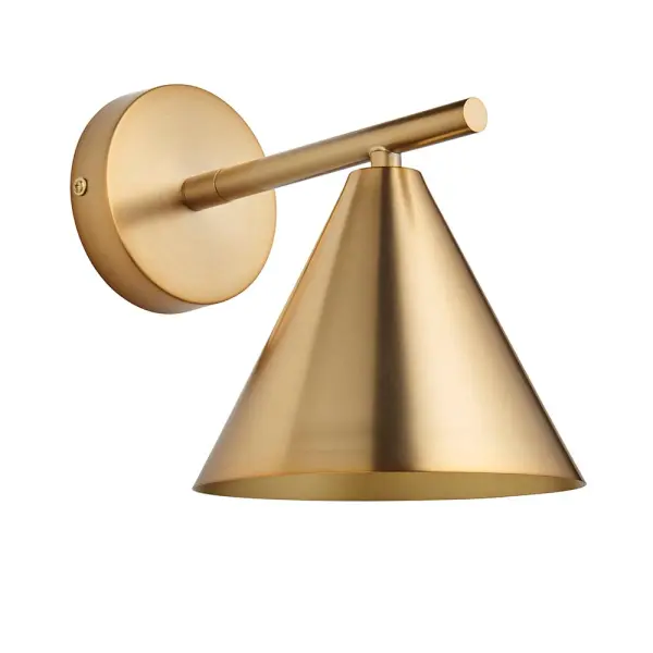 Cape Wall Light in Antique Brass