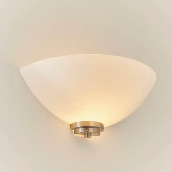 Welles 1 Light wall Light Satin Chrome